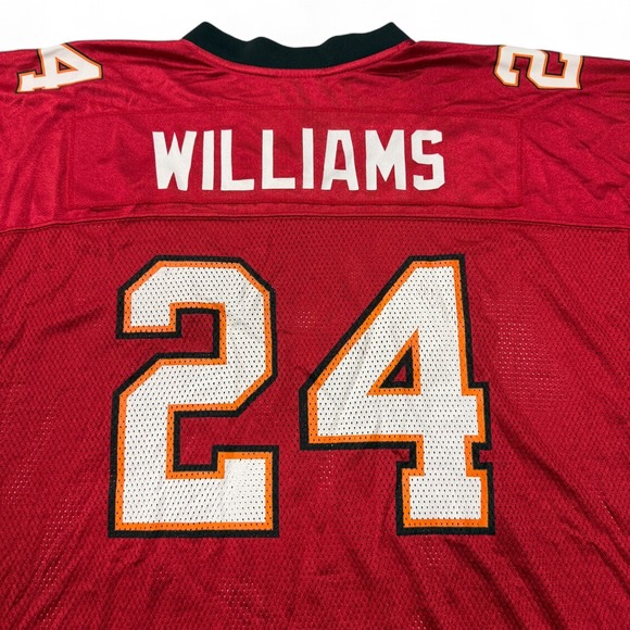 Reebok Tampa Bay Buccaneers Jersey Mens 2XL Cadillac Williams #24 NFL Football - Picture 11 of 13